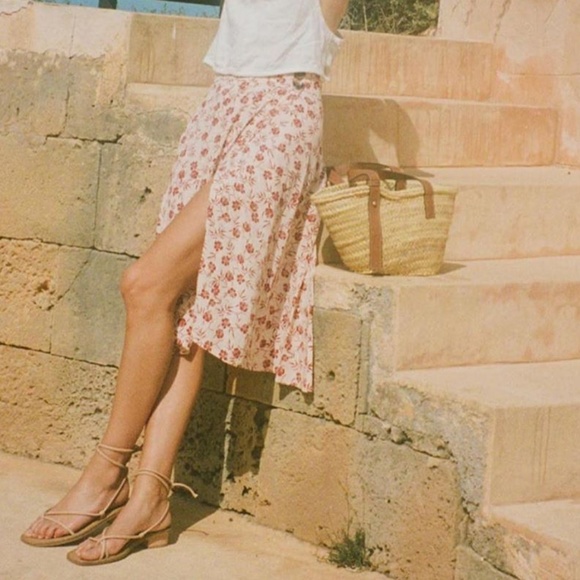 Faithfull the Brand Dresses & Skirts - ANTHROPOLOGIE FAITHFULL BRAND VALOIS WRAP SKIRT XS